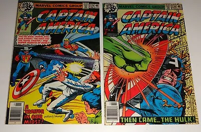 Buy Captain America & Falcon #229,230 9.0's Cool Hulk Cover 1979 • 23.24£