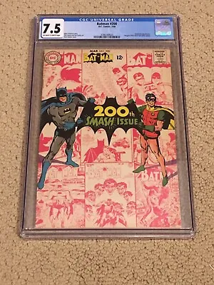Buy Batman 200 CGC 7.5 OW/White Pages (Classic Neal Adams Cover!!) • 158.12£