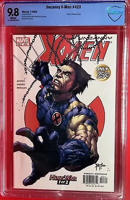 Buy UNCANNY X-MEN #423 Direct Edition Marvel Comics 7/03 CBCS 9.8 Philip Tan Cover • 32.02£