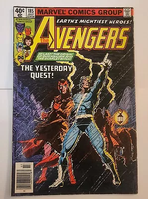 Buy Avengers #185 Quick Silver Scarlet Witch Orgin And  1st Magda App • 5.60£