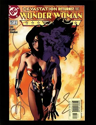 Buy Wonder Woman #157 (1987 Series) VFNM Adam Hughes Cover Wonder Girl Devastation • 9.49£