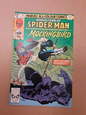 Buy Marvel Team Up No 95 Spiderman.1st App Of Mockingbird 1980  Near Mint-  Marvel • 34.99£