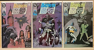 Buy Batman #452, 453, 454 Dark Knight, Dark City Part 1-3 Complete Arc DC 1990 • 6.32£