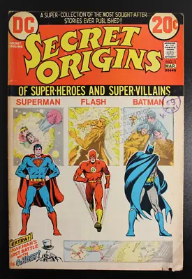 Buy Secret Origins #1 DC Comics 1973 VG+1st Republication Of Superman's Origin G+ • 4.50£