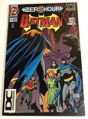Buy Batman Original Series #511  Zero Hour  Dc Universe Variant Nice!! • 4.40£