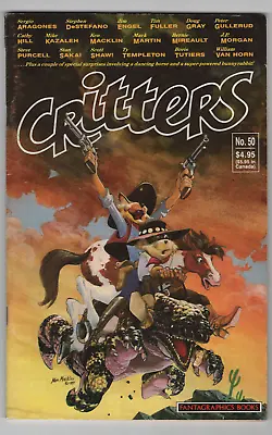 Buy Critters #50 Fantagraphics 1990 Final Issue Usagi Yojimbo 1st App Johnny Depp • 21.34£