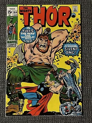 Buy Mighty Thor # 184  Vf/nm  1st Appearance Of The Silent One- 1st Infinity  Loki • 40.21£