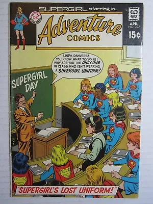 Buy  Adventure Comics #392 April 1970 VG/FN DC Comics Supergirl! • 7.99£