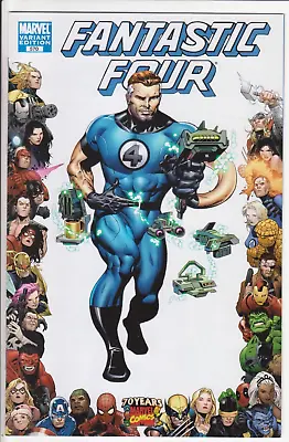 Buy Fantastic Four #570, Marvel Comics 2009 VF/NM 9.0 70th Annv Variant. 1st Hickman • 15.81£