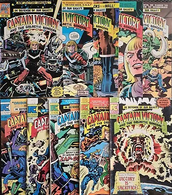 Buy PC Captain Victory And The Galactic Rangers Comic Book Set #1-9+ Jack Kirby 1981 • 38.75£