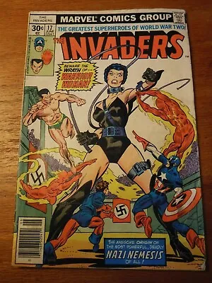 Buy Invaders #17 June 1977 Marvel Comic Book Magazine Original Complete • 14.98£