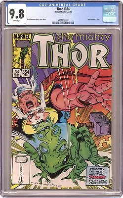 Buy Thor #364 CGC 9.8 1986 4367978009 1st App. Throg (Frog Thor) • 91.06£