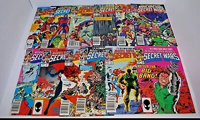 Buy Marvel Super Heroes Secret Wars (1984) 12 Issue Complete Set 1-12 Marvel Comics • 475.94£