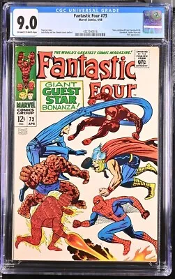Buy Fantastic Four #73 Cgc 9.0 Spider-man Daredevil Thor Jack Kirby • 177.81£