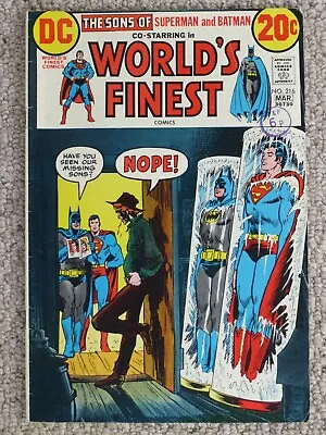 Buy DC Word’s Finest #216 - Superman & Batman - Good Condition • 8£