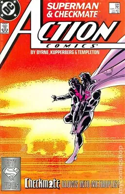 Buy Action Comics #598 VF- 7.5 1988 Stock Image 1st App. Checkmate • 4.20£