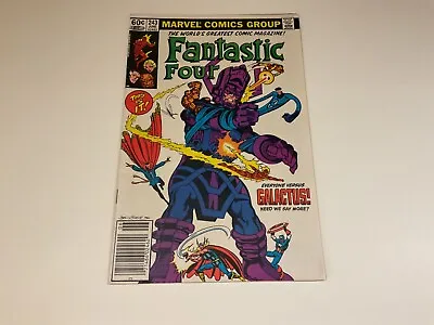 Buy Fantastic Four #243 Everyone Versus Galactus Marvel Comic Book Newsstand Fine • 11.85£