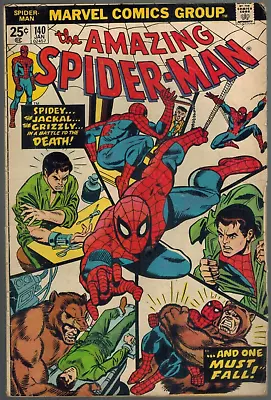 Buy Amazing Spider-Man 140  1st Gloria Grant!  Morbius MVS!  G/VG 1975 Marvel Comic • 19.98£