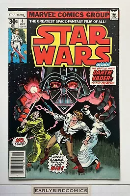 Buy Star Wars #4 Vol.1 Marvel Comics (1977) Cents Copy • 1.76£
