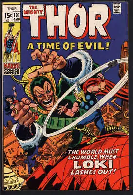 Buy Thor #191 7.0 // John Buscema & Frank Giacoia Cover Marvel Comics 1972 • 26.80£