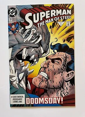 Buy Superman Man Of Steel #18: Death Of Superman Doomsday…1993 Mint! • 6.29£