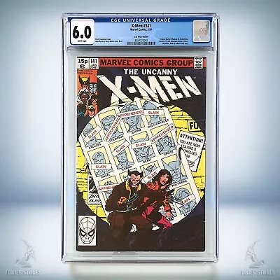 Buy X-Men 141 (Marvel Comics 1981) CGC 6.0 | Iconic John Byrne Cover | 1st Pyro • 120£