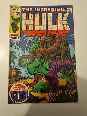 Buy Incredible Hulk #121 (Lee/Thomas/Trimpe) Marvel Comics 1969 FN • 15£