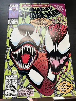 Buy Amazing Spider-Man #363 Vol. 1 3rd Appearance Of Carnage Marvel Comics '92 NM • 12.01£