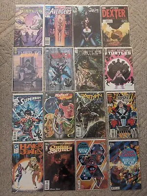 Buy LOT Of 56 Random Comic Books Mostly Modern - DC MARVEL TMNT Boarded And Sleeved • 67.18£