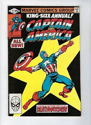 Buy CAPTAIN AMERICA ANNUAL # 5 (Marvel, DEATHWATCHER, Frank Miller Cvr. 1981) FN/VF • 7.95£