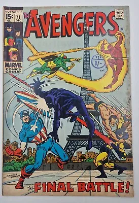 Buy The Avengers #71 - Marvel Comics 1969 - First Appearance Of The Invaders • 8.50£