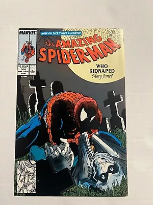 Buy Amazing Spider-man #308 Taskmaster App Todd Mcfarlane Cover Cornerbox & Art 1988 • 16.07£