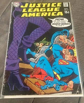 Buy Justice League Of America #75 1st Appearance Black Canary! DC Comics! Nice! • 55.40£