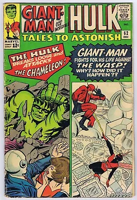 Buy Tales To Astonish #62 GD 1st Cameo App The Leader 1964 Marvel Comics  • 150.27£