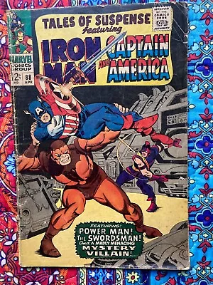 Buy Tales Of Suspense 88 Iron Man Captain America Gene Colan Gil Kane Reader Copy • 3.95£