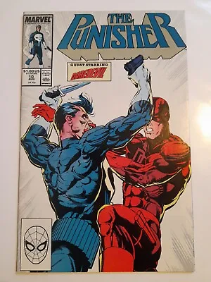 Buy Punisher #10 Aug 1988 VFINE+ 8.5  Iconic Cover Battle With Daredevil • 29.99£