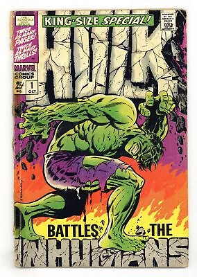 Buy Incredible Hulk Annual #1 PR 0.5 1968 • 65.62£