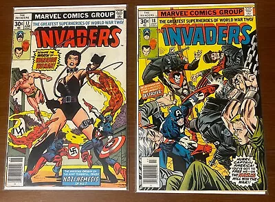 Buy Marvel Comics: Invaders #'s 17 & 18 (1977) • 24.27£