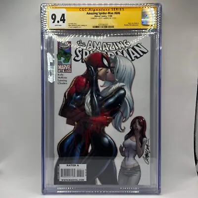 Buy Amazing Spider-Man #606 (2009) J. Scott Campbell Black Cat CGC 9.4 • 354.76£
