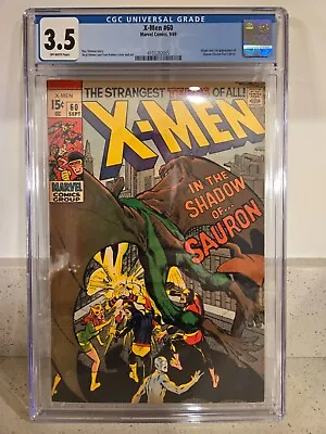 Buy Uncanny X-Men 60 - September 1969 - 1st Sauron / Dr. Karl Lykos - Key - CGC 3.5 • 92.36£