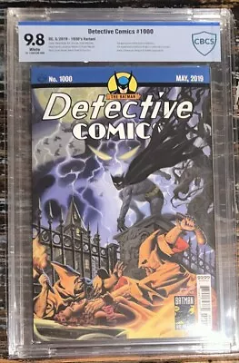 Buy Detective Comics # 1000  CBCS 9.8  1930’s Variant 1st Arkham Knight & Guild • 43.97£