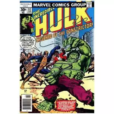 Buy Incredible Hulk (1968 Series) #212 In VG Minus Condition. Marvel Comics [s; • 3.99£
