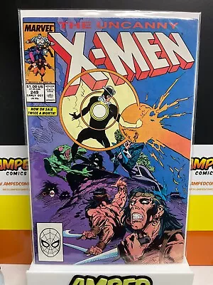 Buy 1989 Uncanny X-Men #249 Marvel Comic • 3.95£