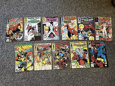 Buy 11 Marvel Tales Classic Spider-man X-men 1989 1990 Comics Bundle • 25£
