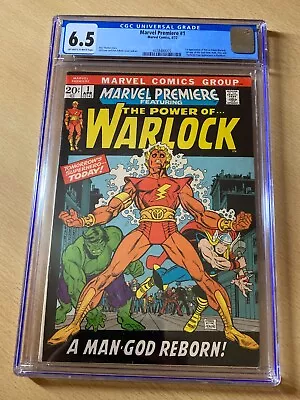 Buy Marvel Premiere 1 (1972)- Marvel Comics 1st Him As Adam Warlock - CGC 6.5 FN+ • 85£