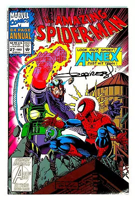 Buy Amazing Spider-Man Annual #27 Signed By Aaron Lopresti Marvel Comics • 16.08£