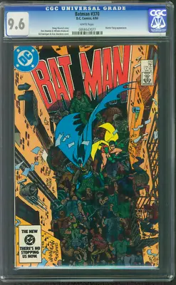 Buy Batman 370 CGC 9.6 Dick Giordano Art Dr. Fang 4/1984 White Pgs • 48.25£