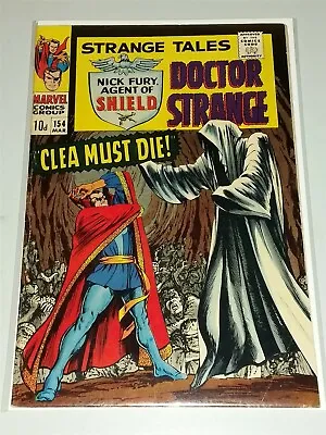 Buy Strange Tales #154 Vg+ (4.5) Doctor Strange Marvel Comics March 1967 • 19.99£