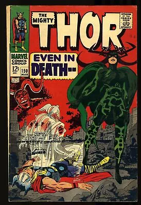 Buy Thor #150 FN 6.0 Hela! Origin Inhumans! Stan Lee And Jack Kirby! Marvel 1968 • 41.10£