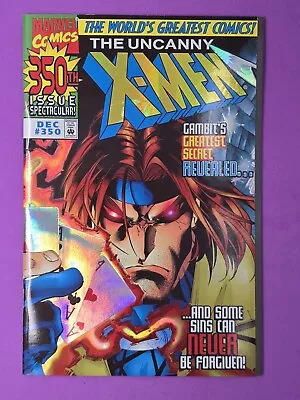 Buy Uncanny X-Men #350 Foil Cover NM- Trail Of Gambit 1997 • 16.08£